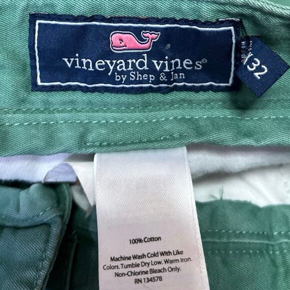 Vineyard Vines Women's Green Straight Leg High Rise Chino Ankle Jeans Pants 30 - Picture 4 of 4